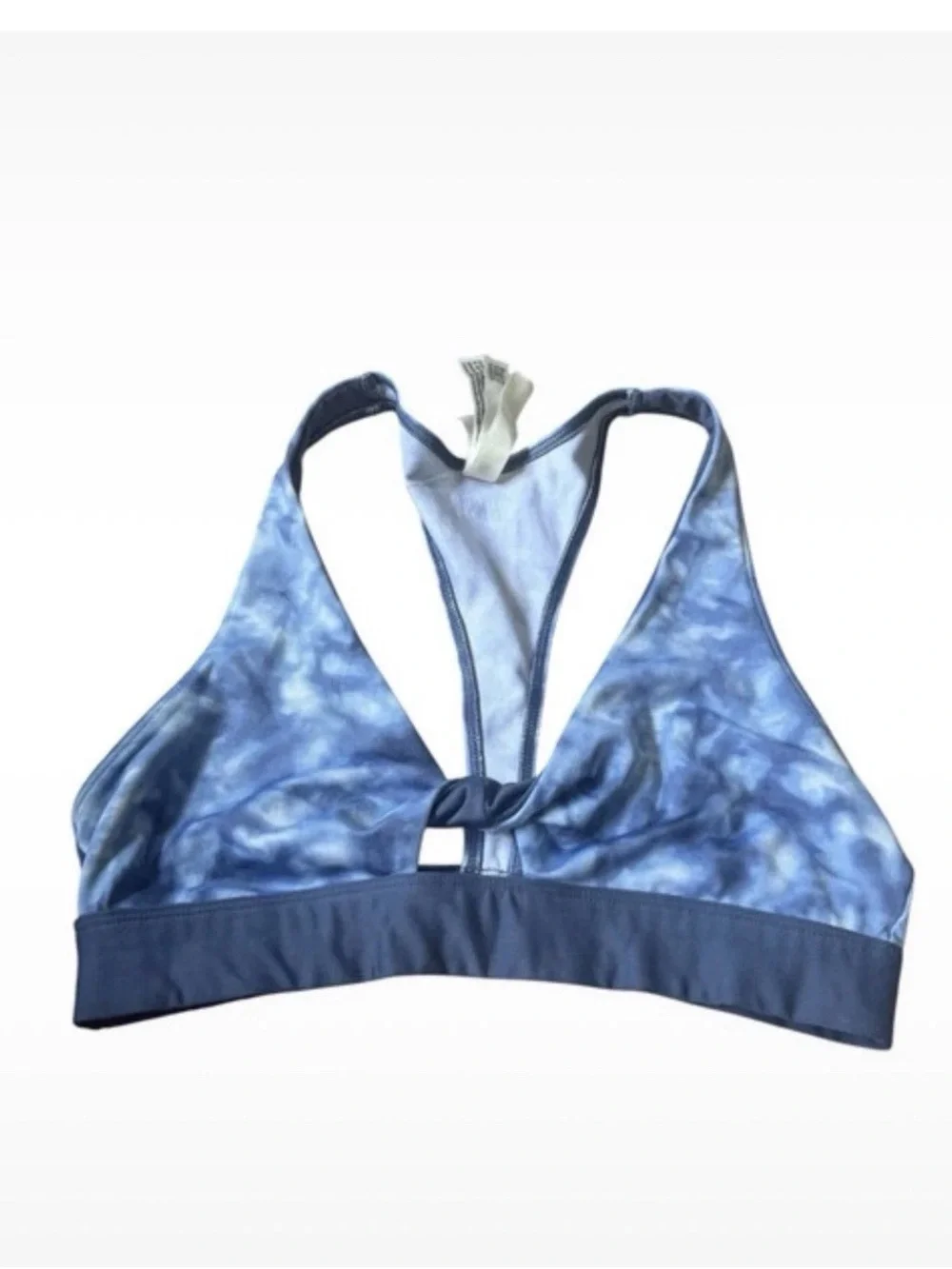 Victoria's Secret Blue Tie-Dye Cutout Sports Bra